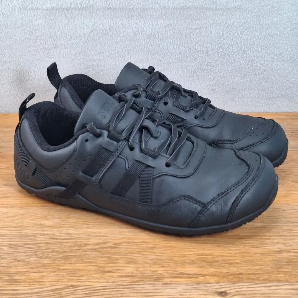 Xero Shoes Prio All-Day SR Womens 7.5 38 Slip-Resistant Sneakers Black Leather